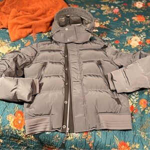 NEW Andrew Marc Gray Puffer Jacket